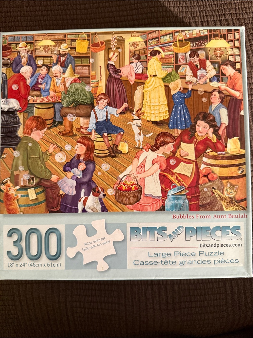 Bits and Pieces "Bubbles From Aunt Beulah" 300-Piece Jigsaw Puzzle - Multicolor
